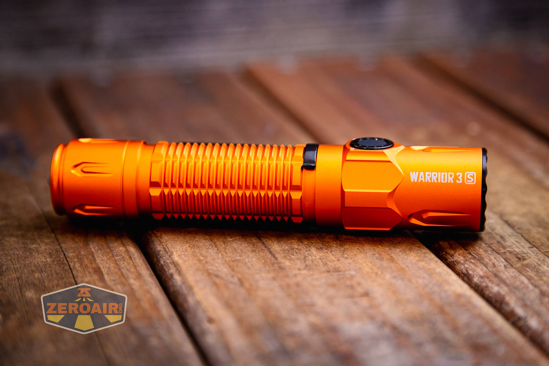 Olight Warrior 3S Orange Flashlight Review - ZeroAir Reviews