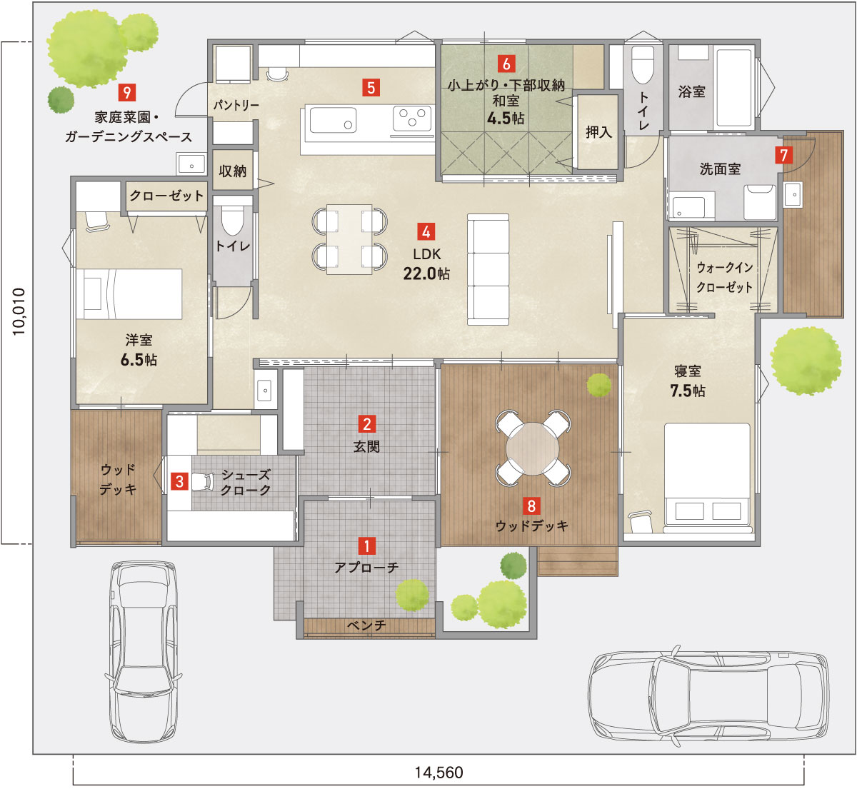 平屋のプラン集 | 新築一戸建て・注文住宅をご検討なら低価格で高品質
