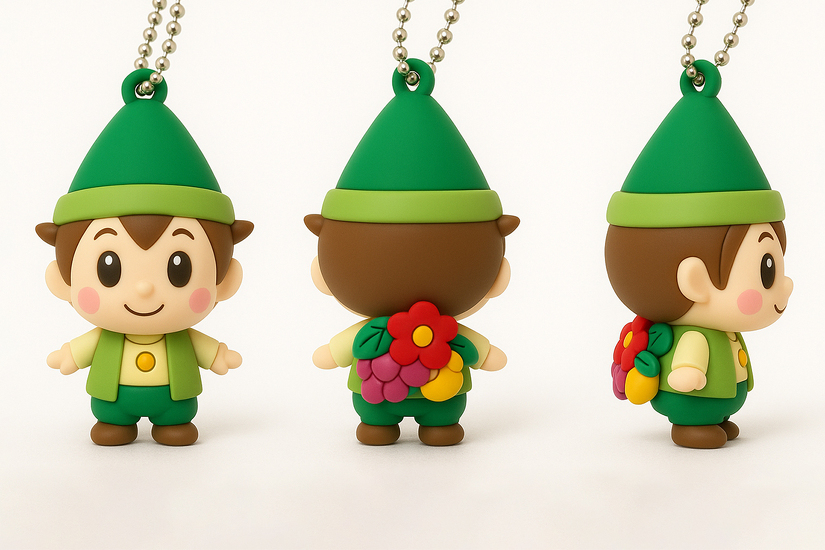 オリジナルラバーキーホルダー（立体タイプ） | ラバーキーホルダー