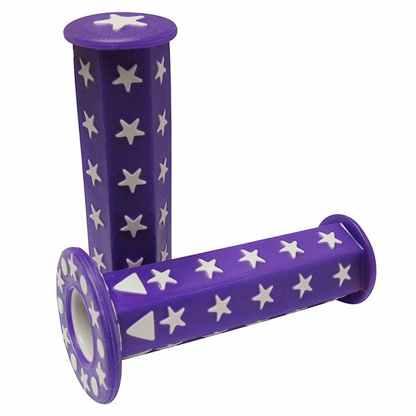 星六角グリップムラサキ中型/大型用 | 旧車バイクカスタムパーツの