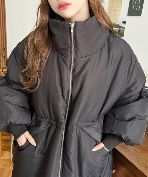 moment+ ダウンコート ダウンジャケット キャンディリボンドロスト