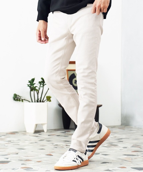 roshell（ロシェル） チノパン カツラギ ストレッチ スキニーパンツ