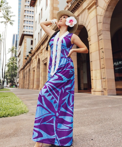 Maunaloa（マウナロア） ドレス 「Maunaloa」Ocean Blue Bird ティア