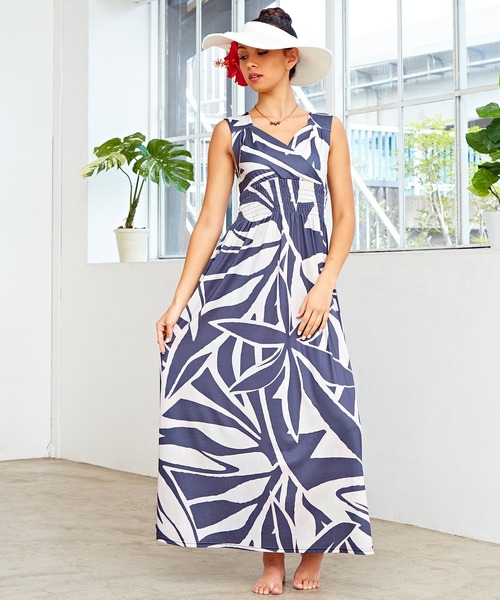 Maunaloa（マウナロア） ドレス 「Maunaloa」Ocean Blue Bird ティア