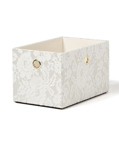 Francfranc（フランフラン） 収納 レース スタッキングボックス S