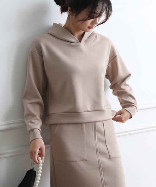 パーリーゲイツ パーカー・スカート セットアップ ニットレギンス付き