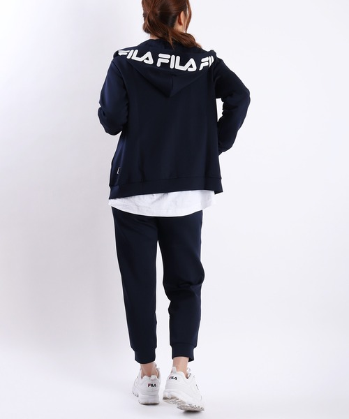 FILA（フィラ） セットアップ とろみポンチ ジップパーカージョガー