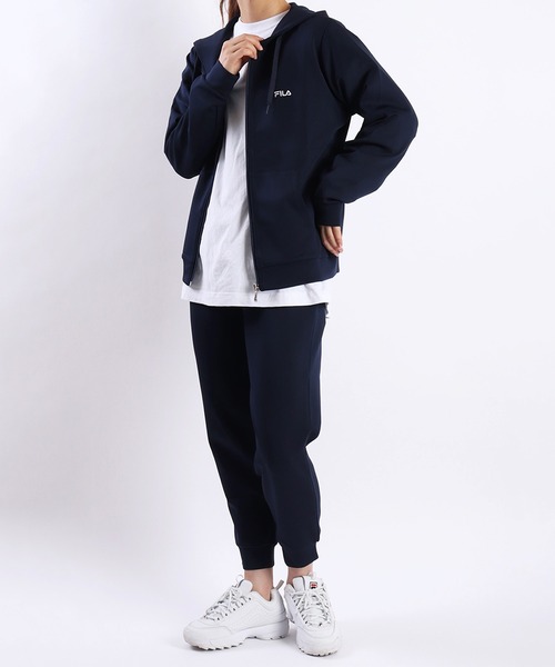 FILA（フィラ） セットアップ とろみポンチ ジップパーカージョガー