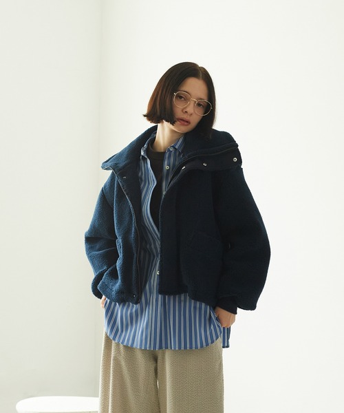 LA MARINE FRANCAISE（マリンフランセーズ） コート アウター ボア