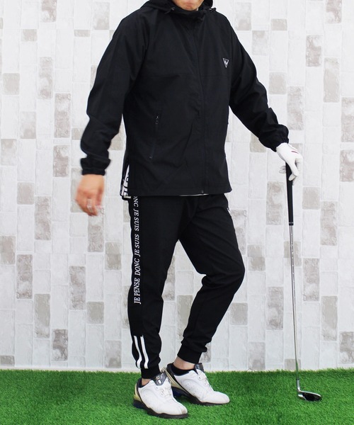TopIsm（トップイズム） ゴルフ ロゴデザインナイロンジャケット