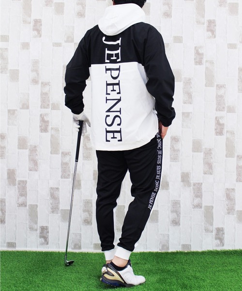 TopIsm（トップイズム） ゴルフ ロゴデザインナイロンジャケット
