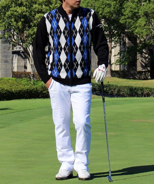 GIORNO SEVEN（ジョルノセブン） ゴルフ ゴルフ ジップアップ チェック