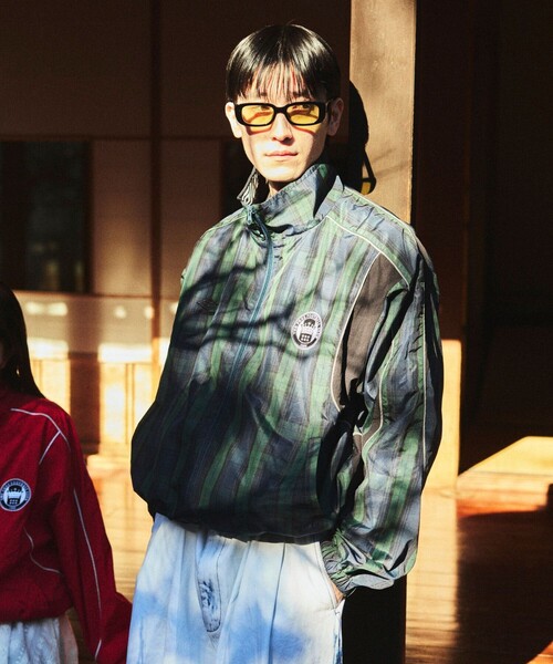 umbro（アンブロ） ブルゾン アウター 別注 Pattern Nylon Jacket/総柄