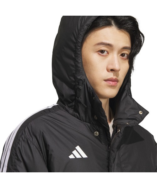 adidas（アディダス） コート ジャケット スリーストライプス ルーズ