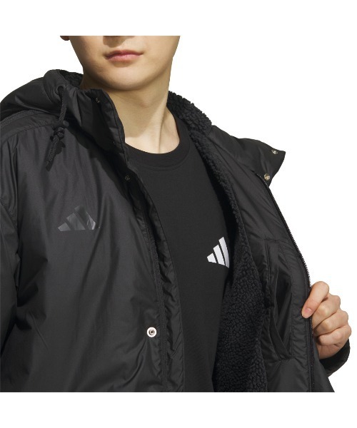 adidas（アディダス） コート ジャケット スリーストライプス ルーズ