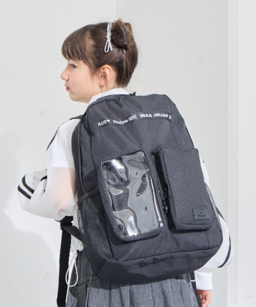 BISKEE リュック 「BISKEE」クリアポケット付きデイバッグ19L/リュック