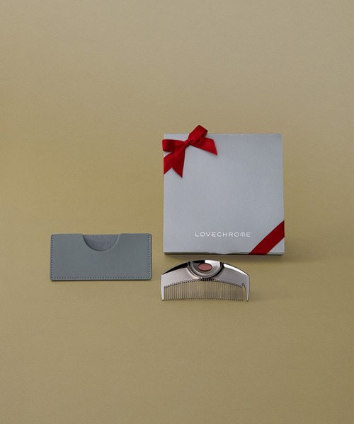 LOVECHROME（ラブクロム） ヘアブラシ K24GPツキゴールド ケース付き