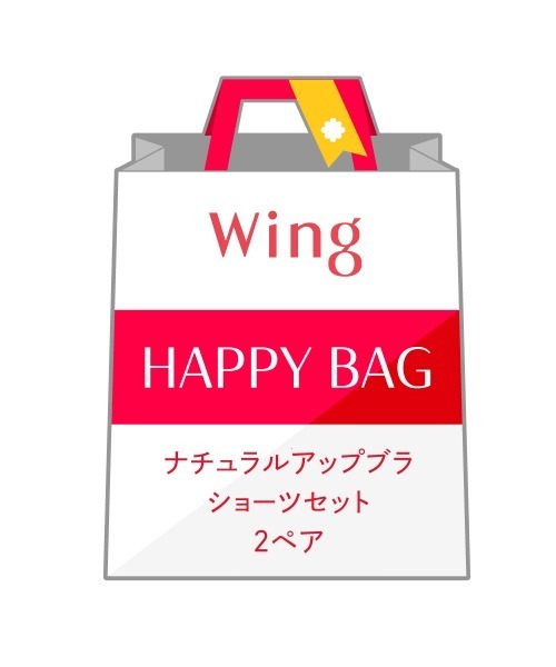 Wing 福袋 「福袋」 ウイング ナチュラルアップブラ 2ペアセット