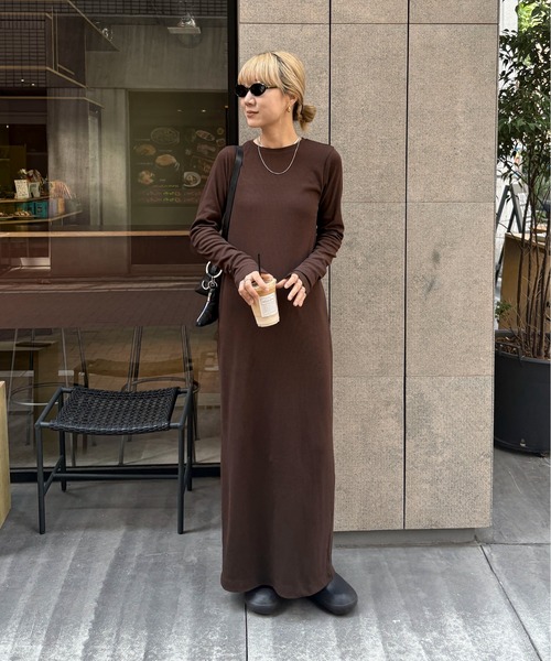 feepur（フェピュール） ワンピース 「TALL/2Tサイズあり」カットリブ