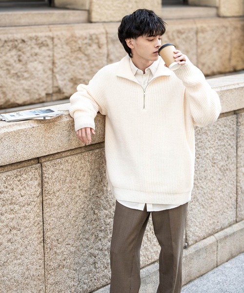 Rocky Monroe（ロッキーモンロー） セーター ニット オーバーサイズ畦