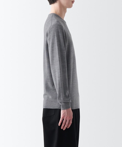 無印良品（MUJI） セーター ニット 洗えるウールハイゲージクルー