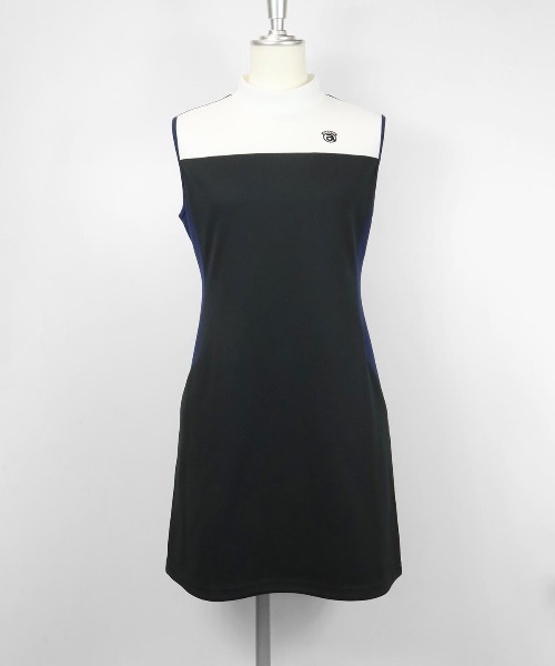 archivio（アルチビオ） ワンピース 「LADIES」配色切替ノースリ