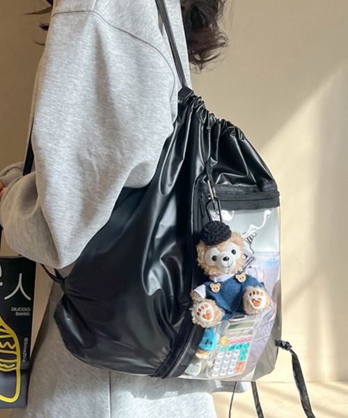 Mignonjour デイバック リュック FReePLACe/クリアポケット