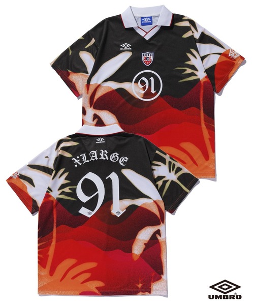 umbro（アンブロ） tシャツ XLARGE×UMBRO S/S SOCCER JERSEY メンズ