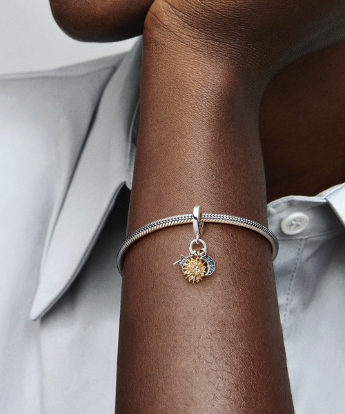 PANDORA（パンドラ） チャーム ツートーン セレスチアル トリプル