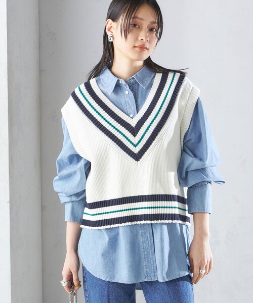 SHIPS（シップス） ベスト ジレ 「SHIPS別注」WRAPINKNOT:「手洗い可能