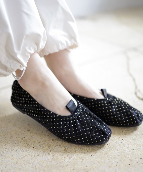 SESTO（セスト） バレエシューズ パンプス 柔らかゴムフラットバレエ