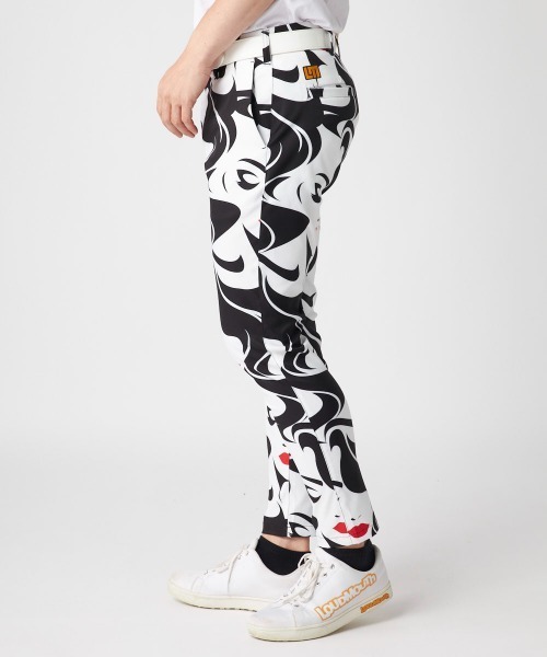 パンツ 「Loudmouth/ラウドマウス」柄テーパードロングパンツ