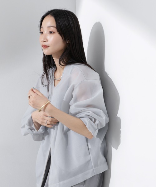 NANO universe（ナノ・ユニバース） ジャケット ノーカラージャケット