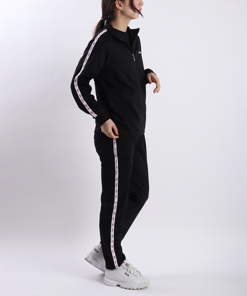 FILA（フィラ） ジャージ スムースジャージ ロゴテープ付きジャージ