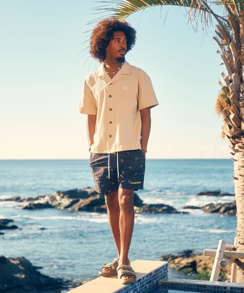 SUNS by #Re:room 水着 ネオンアイコンボードショーツ メンズ