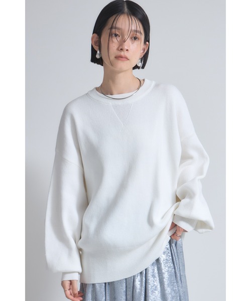 &. NOSTALGIA（ノスタルジア） ニット セーター スウェットライク