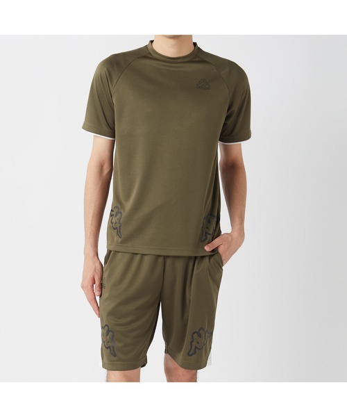 Kappa（カッパ） tシャツ 半袖 Tシャツ ショートパンツ 上下セット