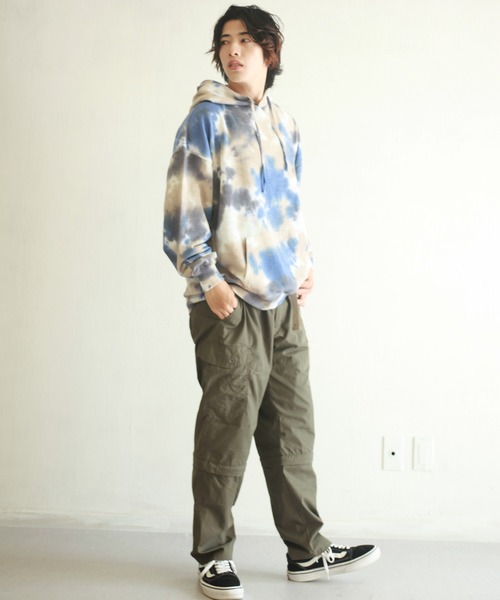 LONSDALE（ロンズデール） パーカー タイダイスウェット オーバー