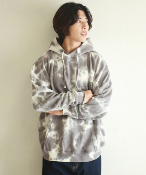 LONSDALE（ロンズデール） パーカー タイダイスウェット オーバー