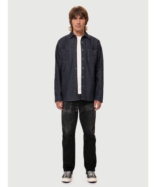 Nudie Jeans（ヌーディージーンズ） シャツ Sven Dry Bamboo Selvage
