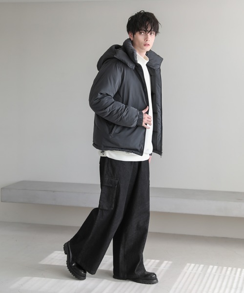 ASTRONOMY ダウンジャケット ダウン フード脱着2way中綿ダウン