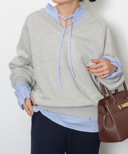 FREAK'S STORE（フリークスストア） トレーナー スウェット 裏毛杢 V