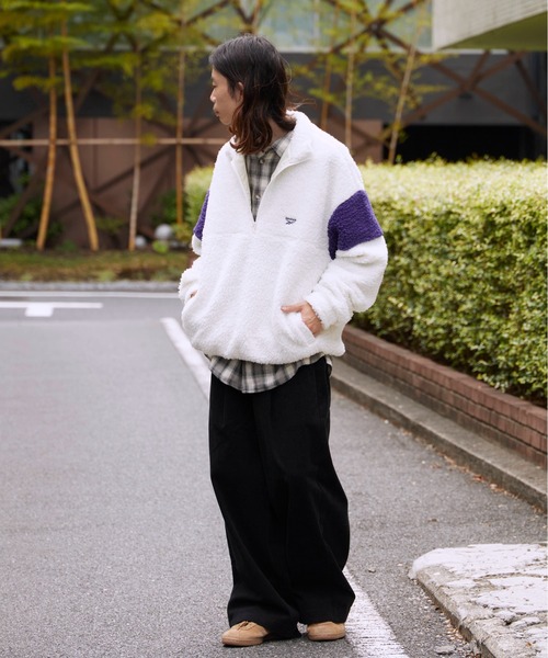 Reebok（リーボック） ブルゾン アウター HALF ZIP BOA FLEECE BLOUSON