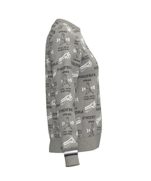 PING（ピン） ニット セーター 「PING APPAREL」ジャガード総柄クルー