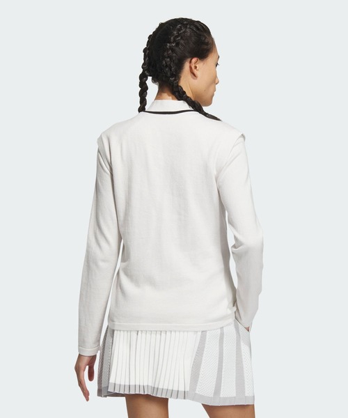 adidas（アディダス） ニット セーター アーガイル柄 ニットベスト