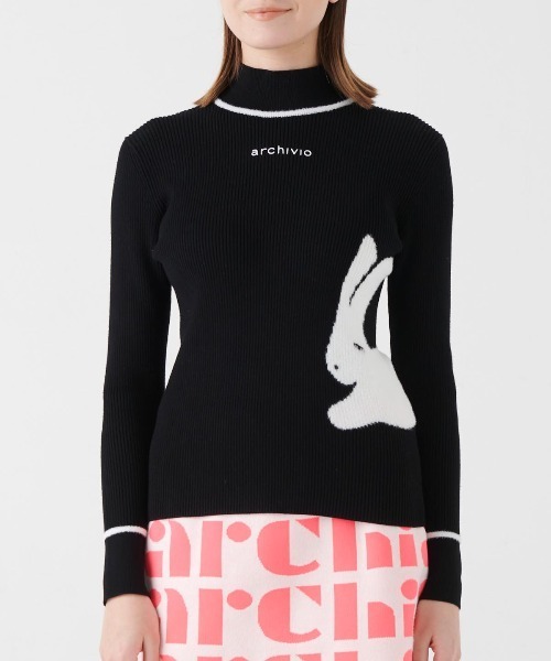 archivio（アルチビオ） ニット セーター 「LADIES」うさぎ柄