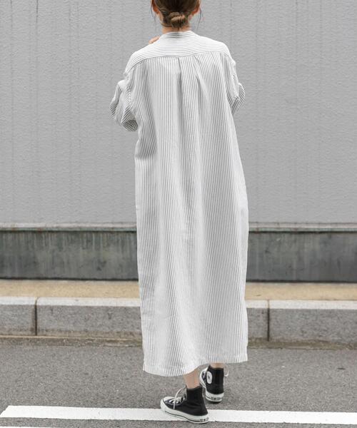 FORK&SPOON（フォークアンドスプーン） ワンピース バンドカラーダブル