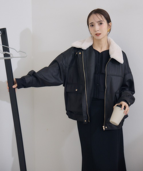 RU.TI.LE ブルゾン アウター 「RU.TI.LE」ヴィンテージ加工スウェード