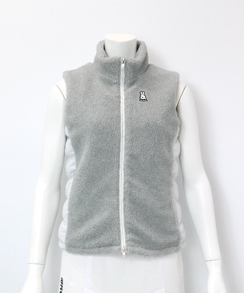 archivio（アルチビオ） ベスト ジレ 「LADIES」ボア切替中綿ベスト