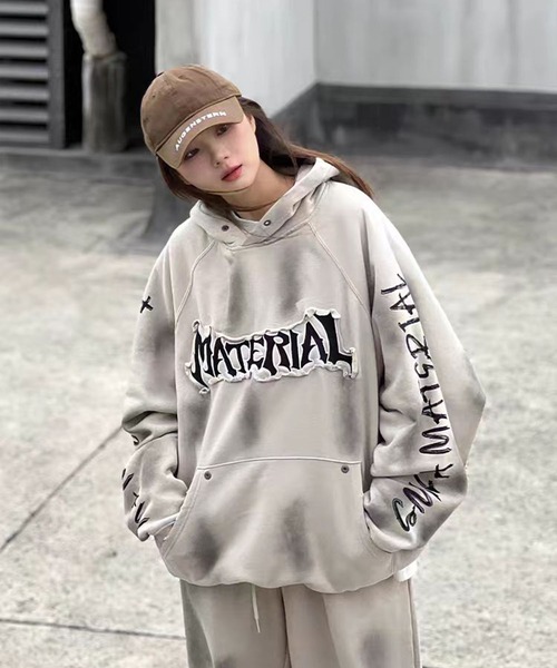 nonomi パーカー グランジタイダイ × グラフィティロゴ スウェット